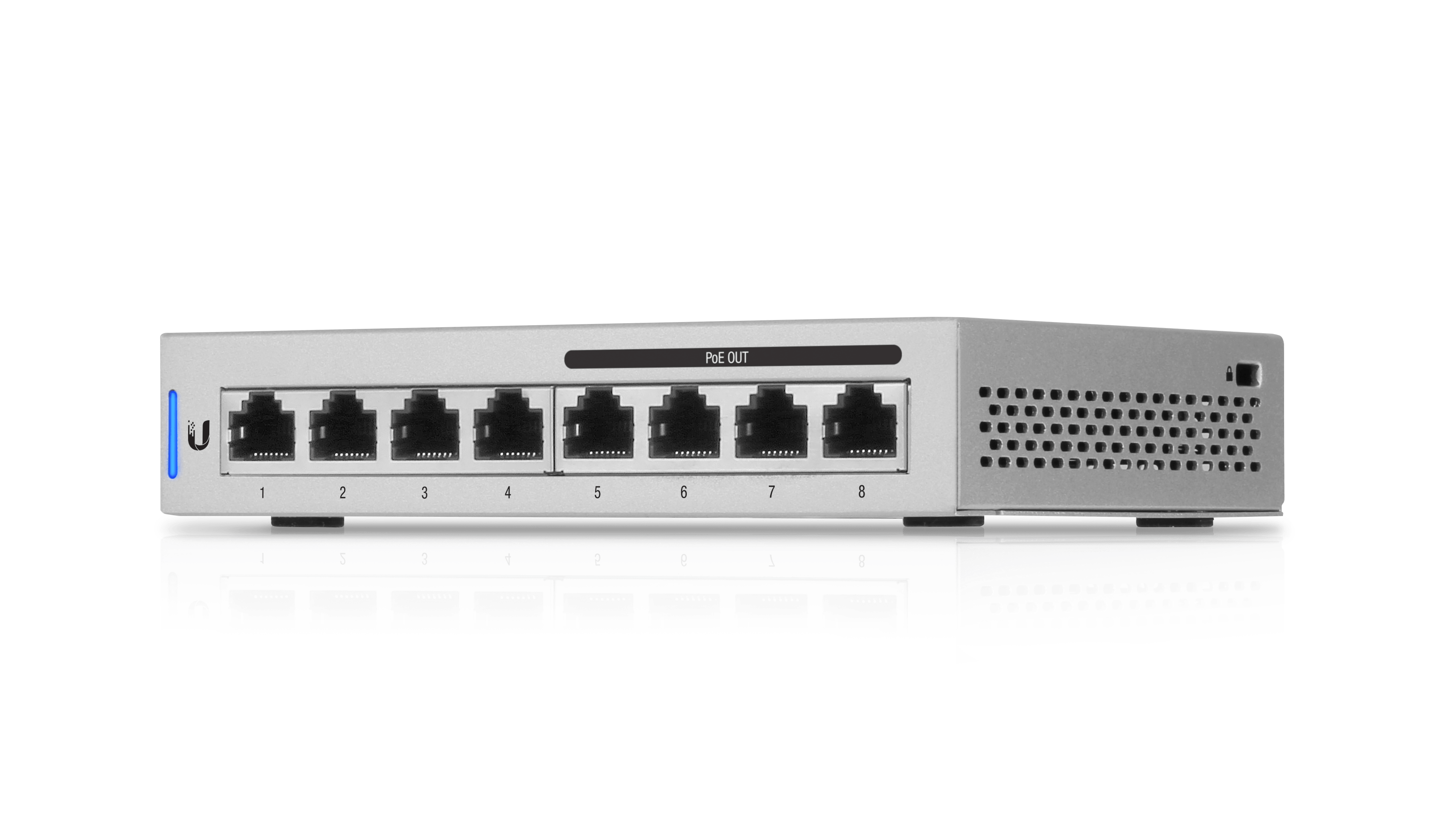 UniFi Switch 8 60W 3 UniFi Switch 8 60W front angle