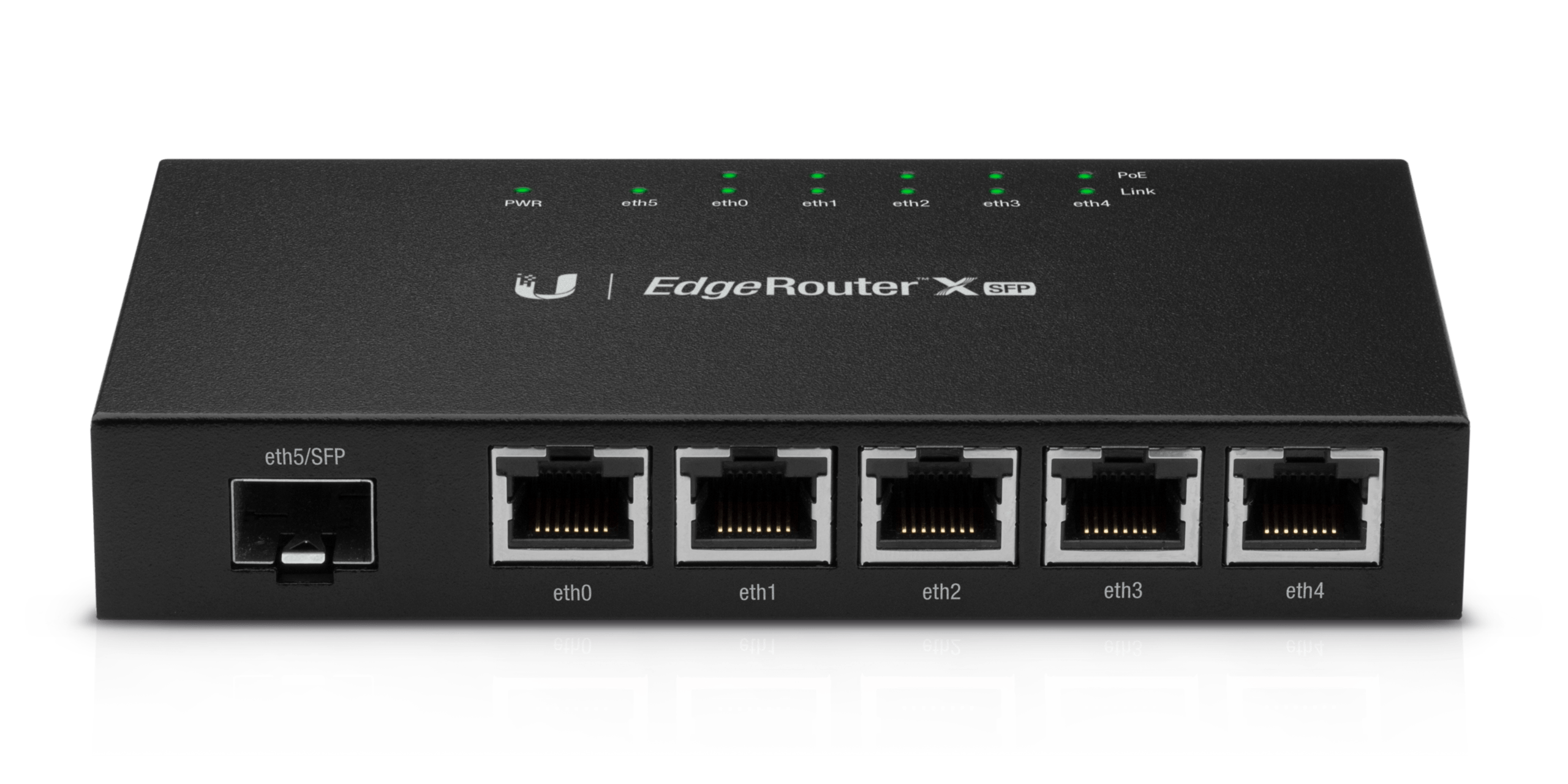 EdgeMax EdgeRouter X SFP 1 EdgeMax EdgeRouter X SFP front angle