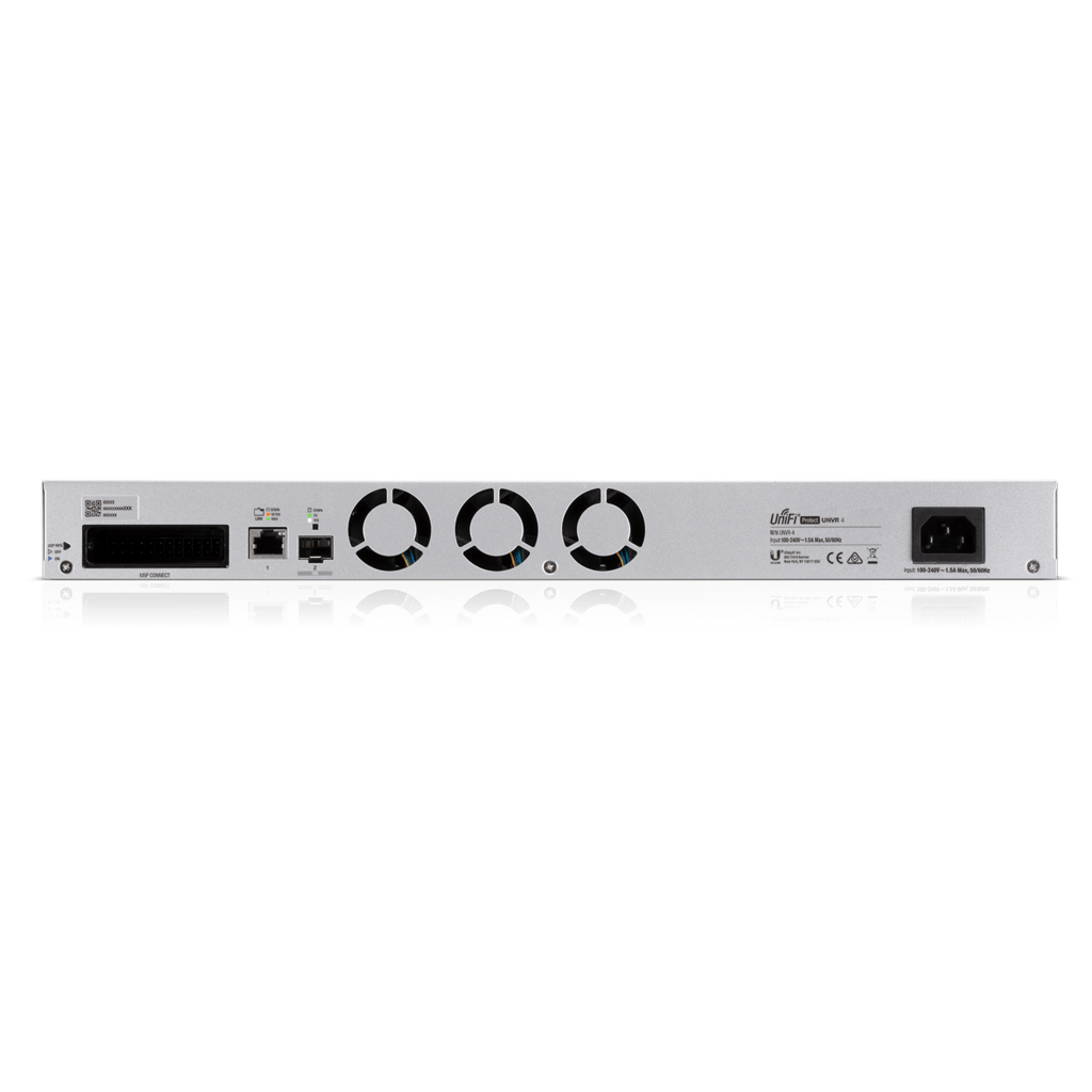 UniFi Protect Network Video Recorder 4 UniFi Protect Network Video Recorder back