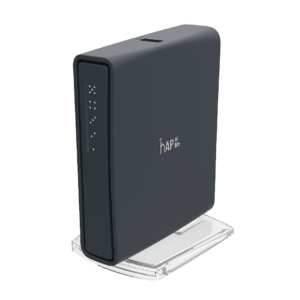 MikroTik hAP ac lite TC front left angle